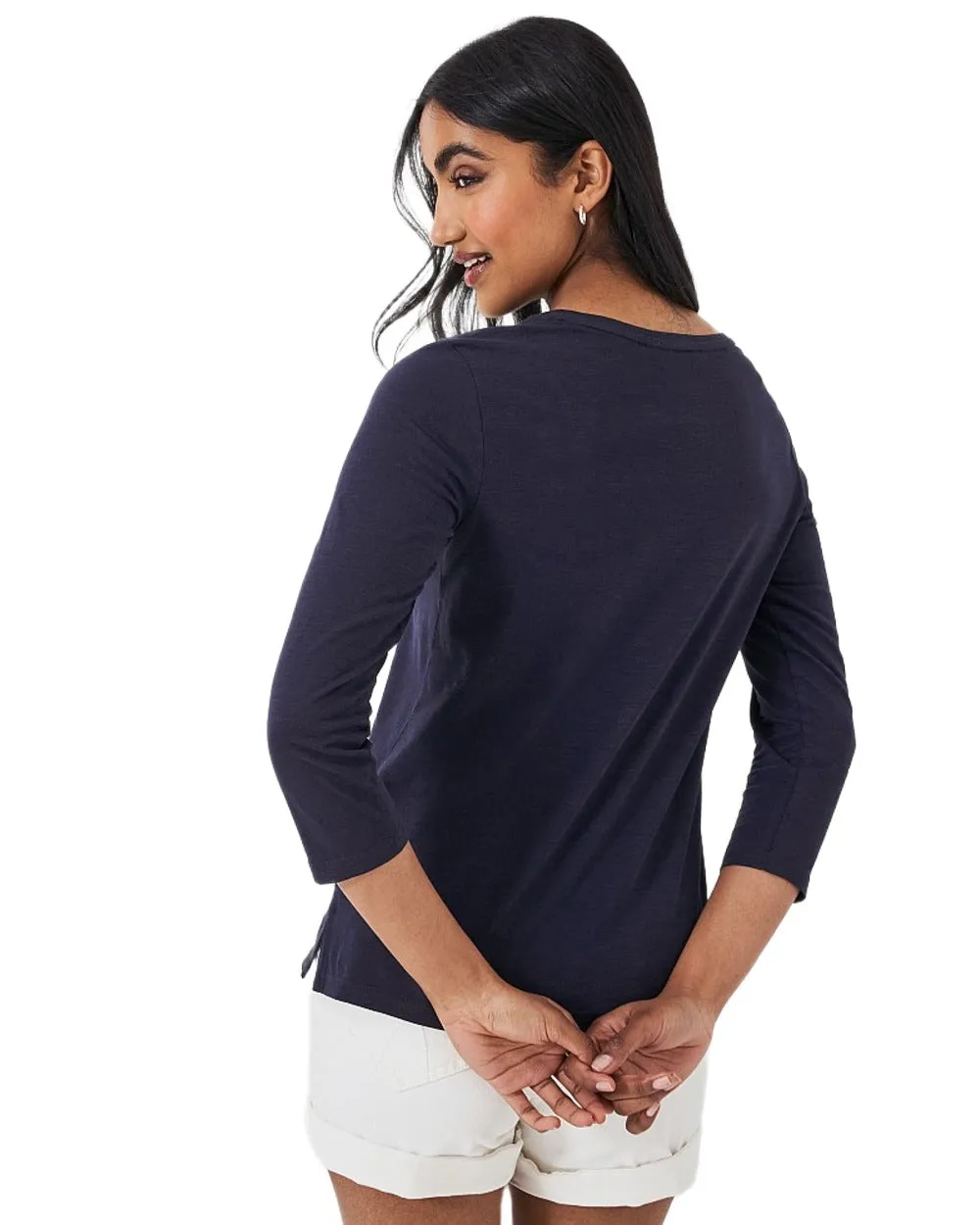 Crew Clothing Womens Perfect Slub Crew Neck T-Shirt