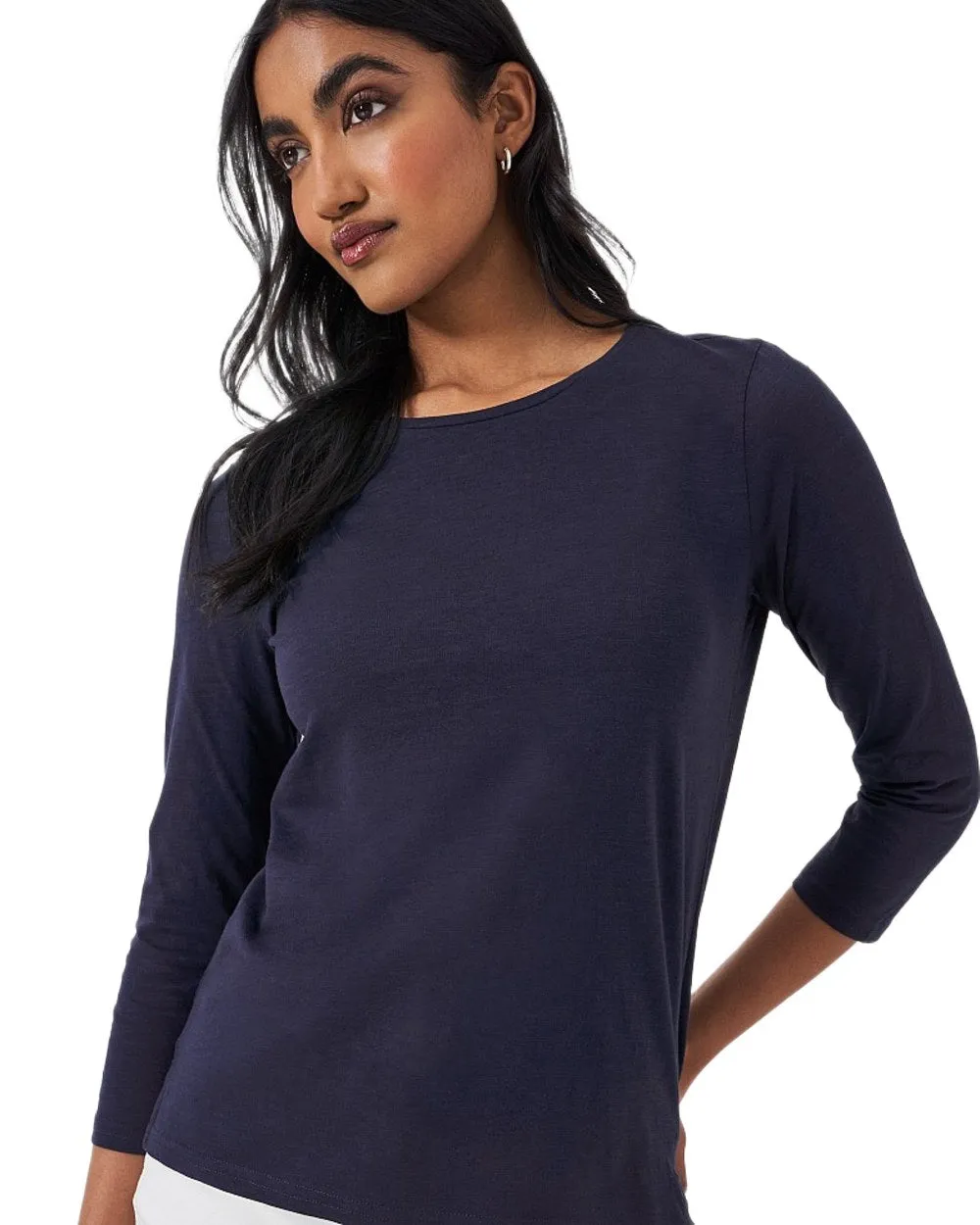 Crew Clothing Womens Perfect Slub Crew Neck T-Shirt
