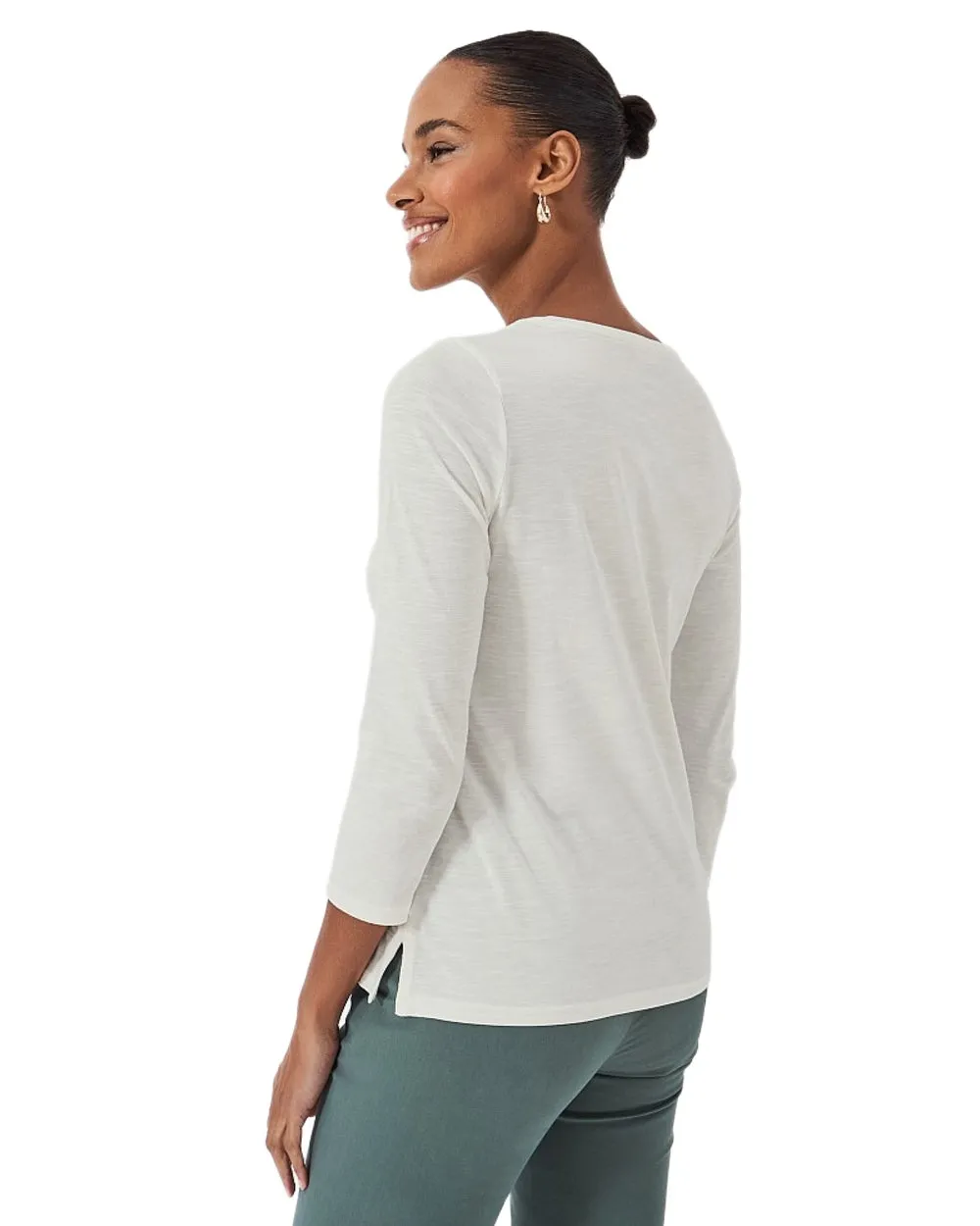 Crew Clothing Womens Perfect Slub Crew Neck T-Shirt