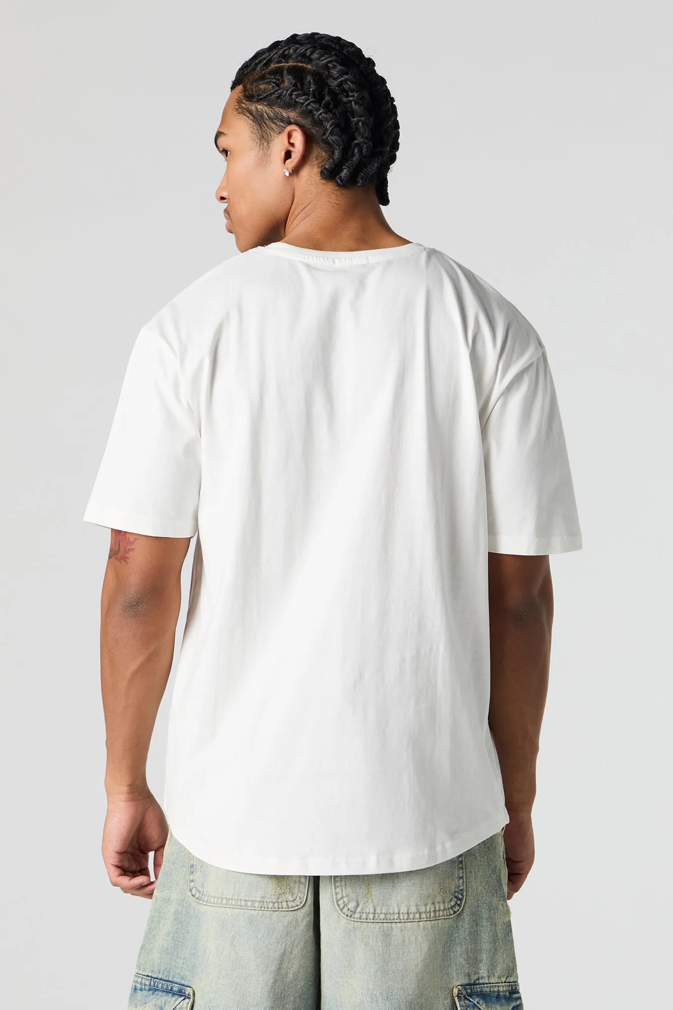 Curved Hem T-Shirt
