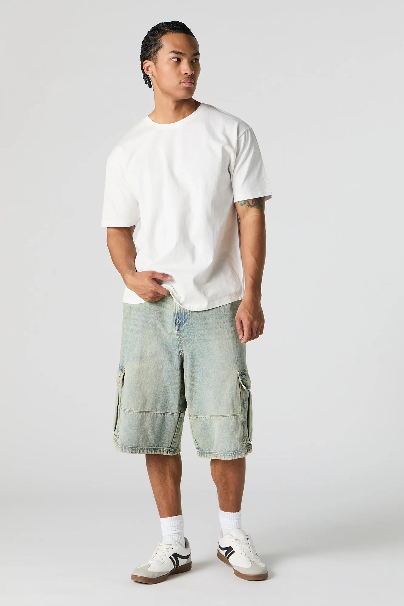 Curved Hem T-Shirt