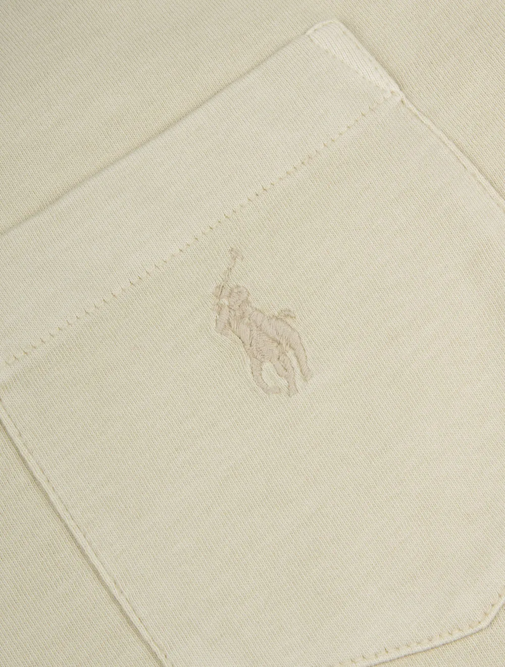 Custom Slim Mineral-Dyed Pocket T-Shirt Natural