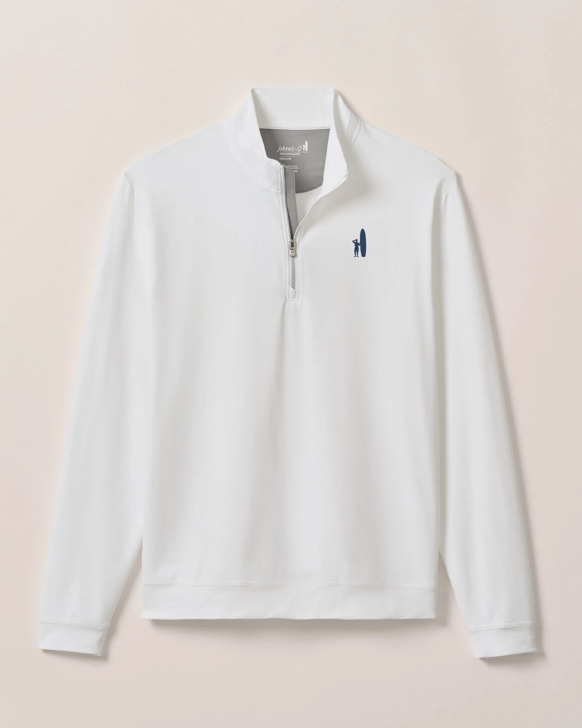 Custom Surfer Logo Motion Performance 1/4 Zip
