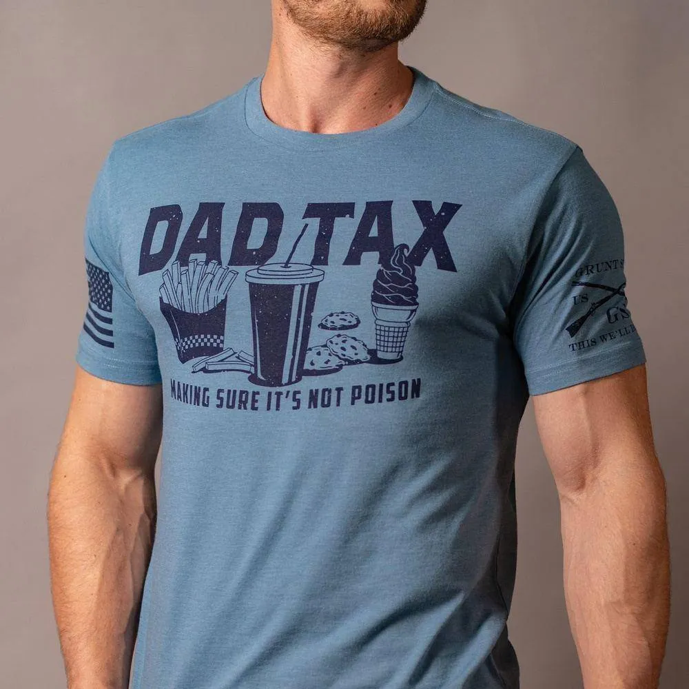 Dad Tax T-Shirt - Captain's Blue