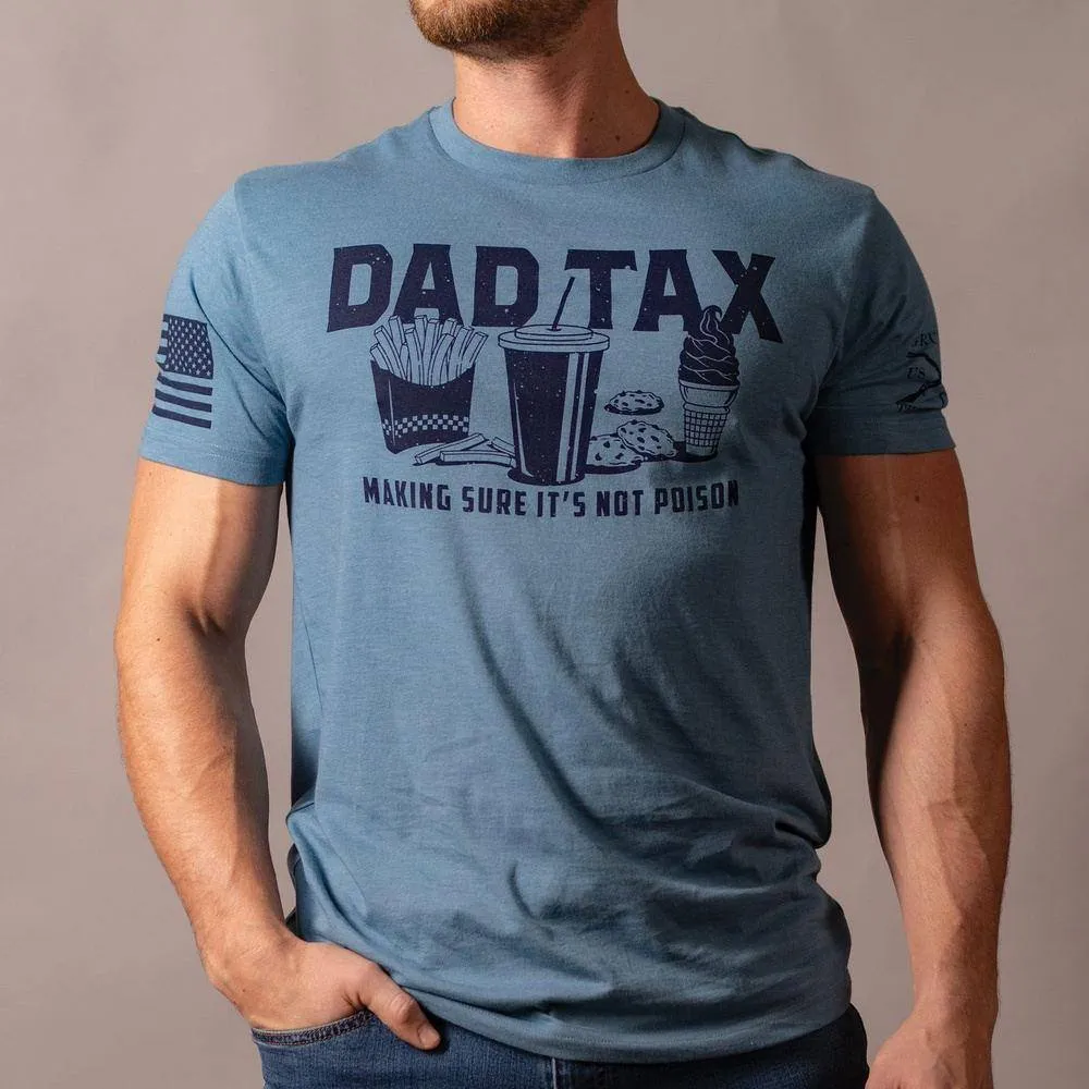 Dad Tax T-Shirt - Captain's Blue