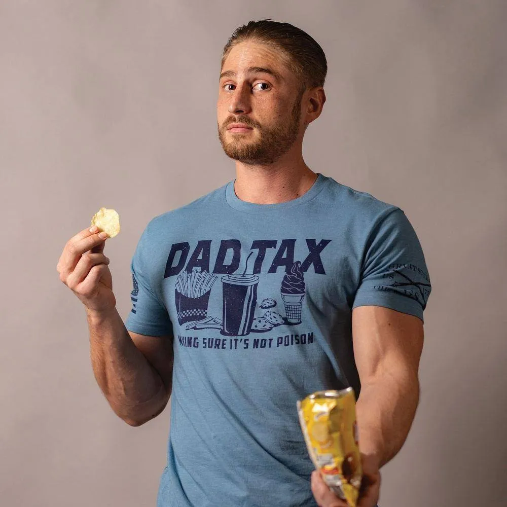 Dad Tax T-Shirt - Captain's Blue