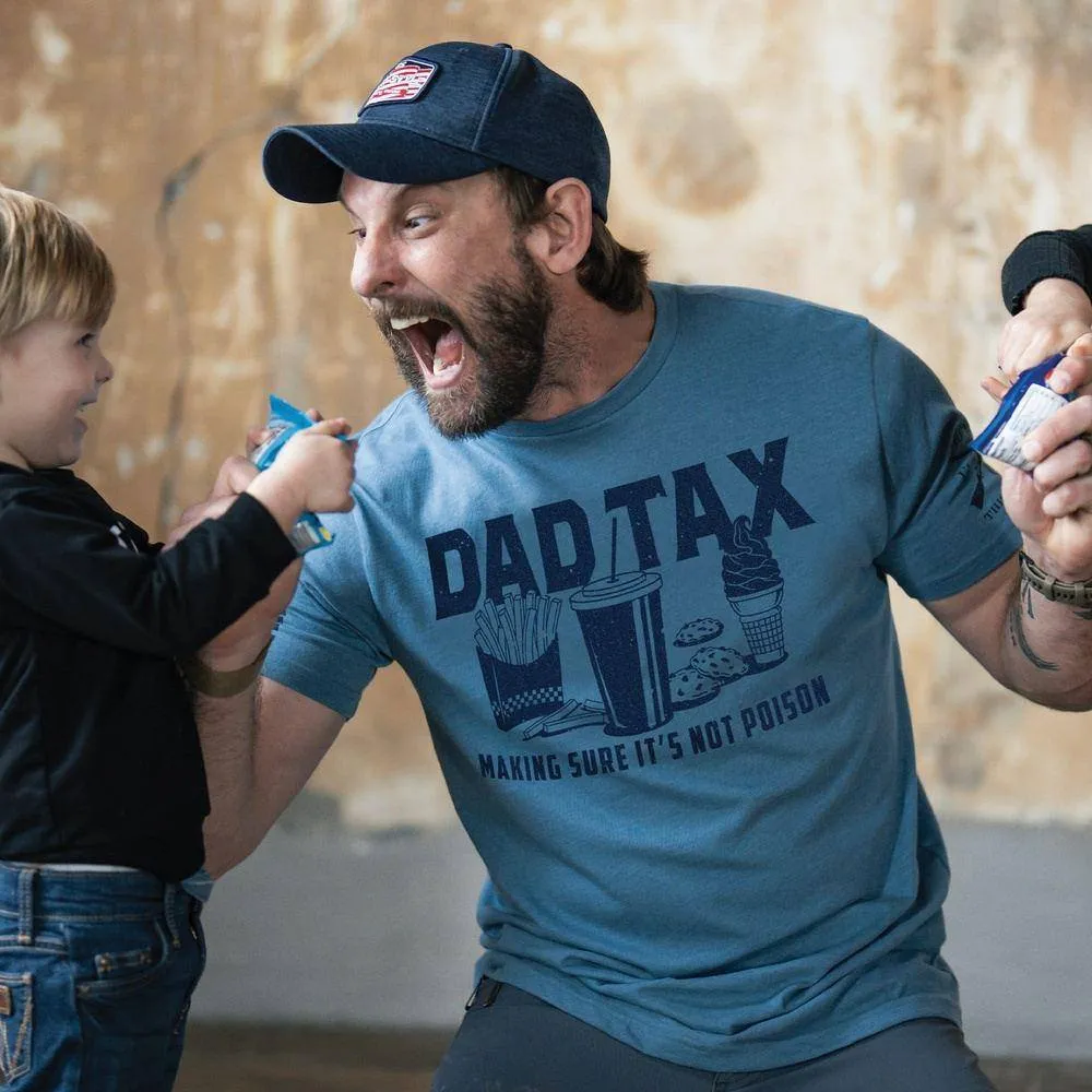 Dad Tax T-Shirt - Captain's Blue
