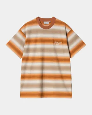 Dashner Stripe T-Shirt | Pumpkin