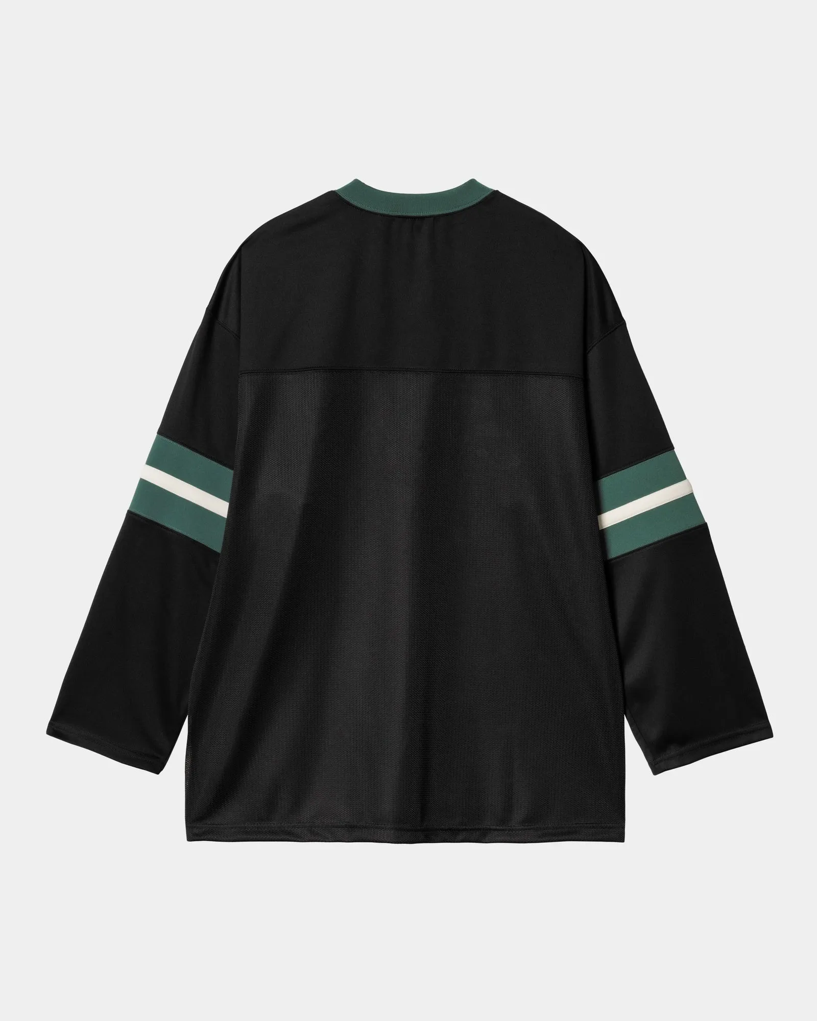 Detroit Mesh Long Sleeve T-Shirt | Black / Conifer / Wax