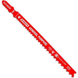 Diablo DJT345XF5 -  5-1/4 in. 5/10 TPI Bi-Metal T-Shank Jig Saw Blades for General Purpose Cuts- 5 Pack