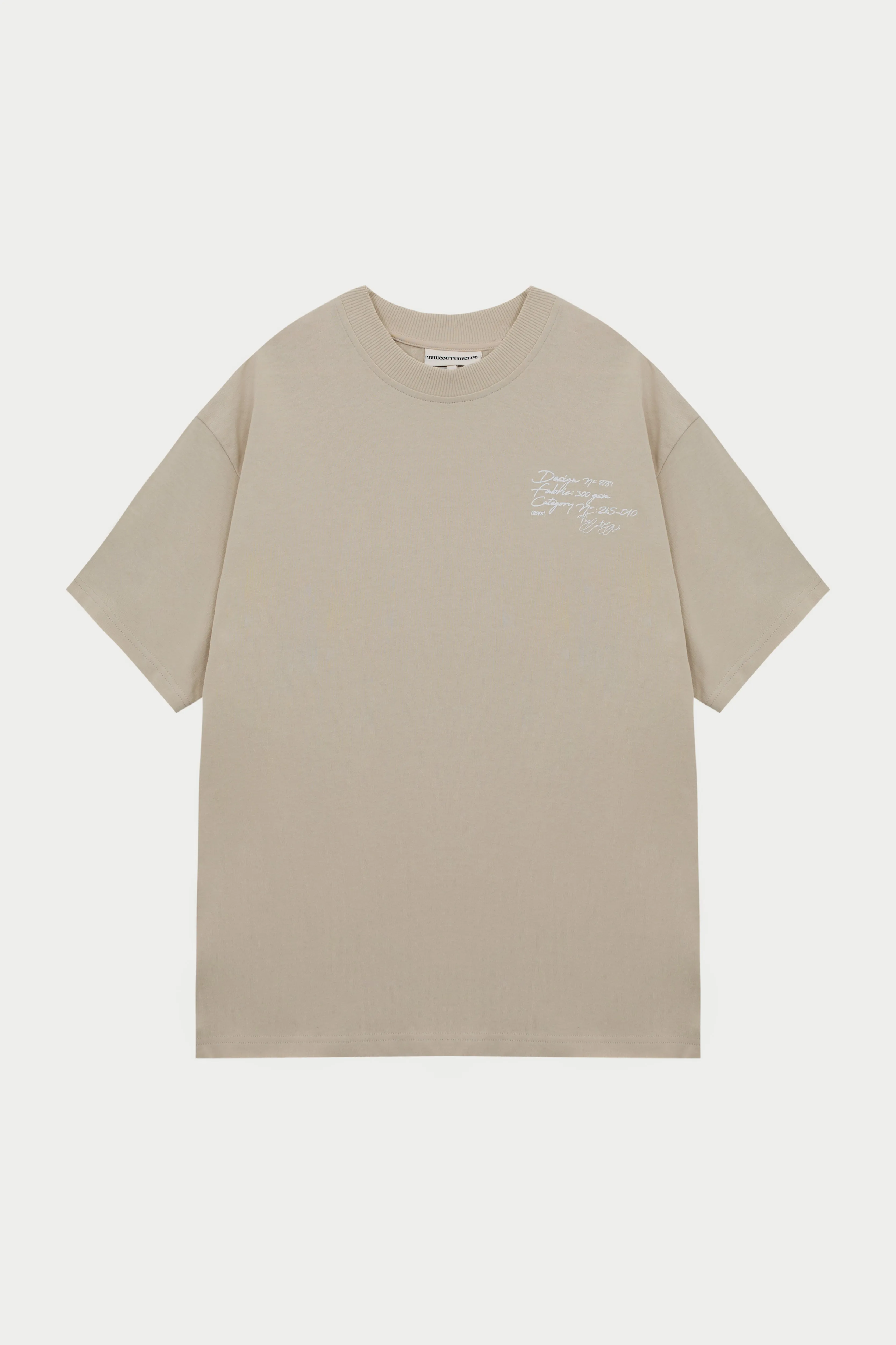 DISPLAY USE ONLY RELAXED T-SHIRT - BEIGE