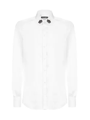 Dolce & Gabbana Embellished Collar Shirt