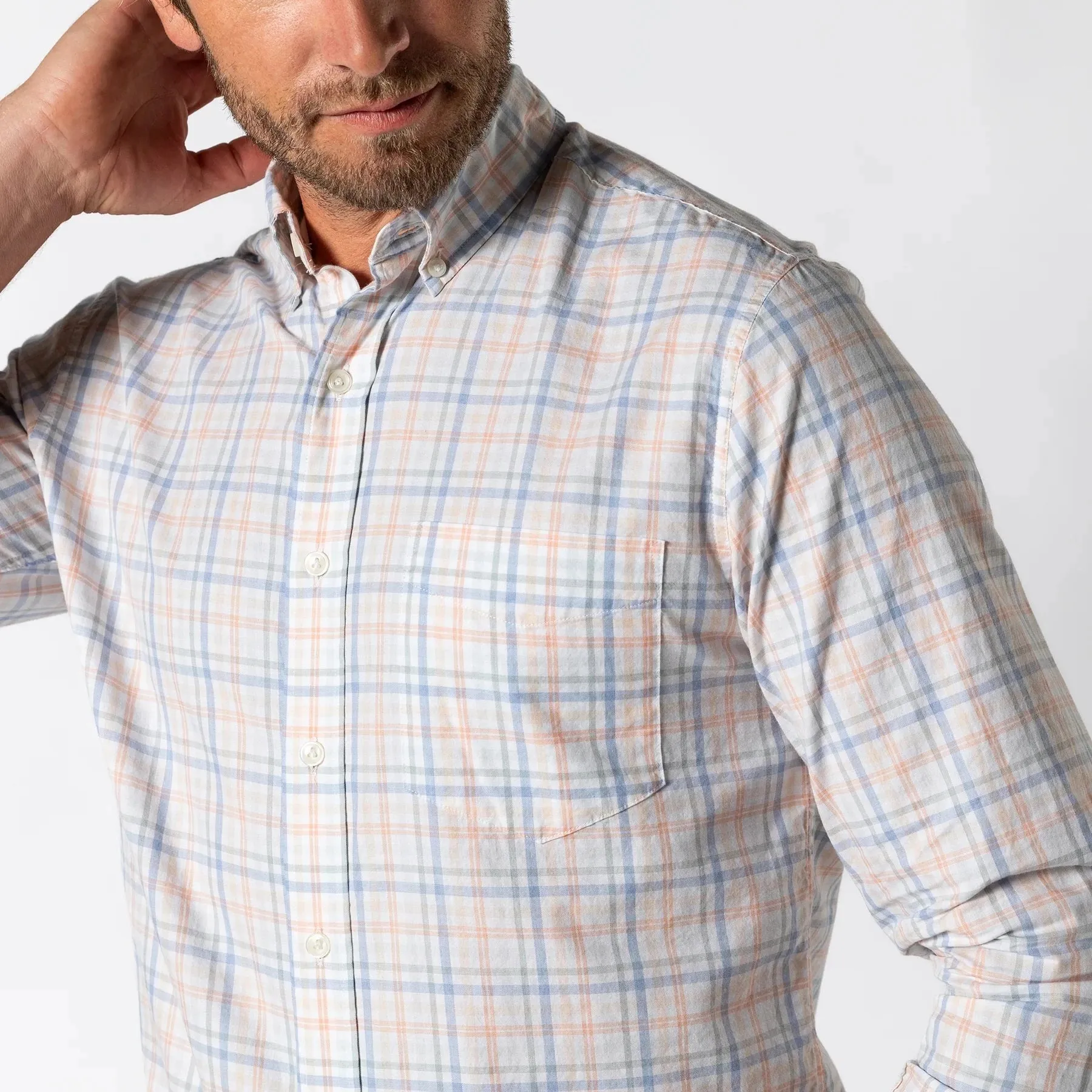 Duck Head Cotton Twill Sport Shirt