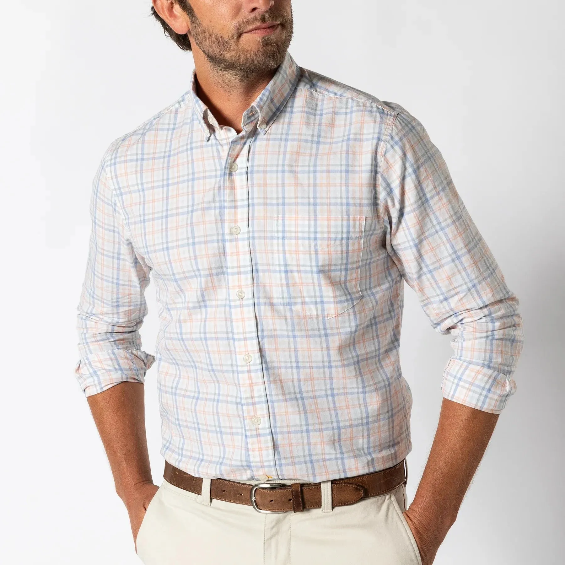 Duck Head Cotton Twill Sport Shirt