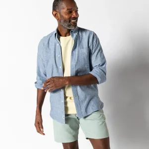 Duck Head Linen Cotton Oxford Sport Shirt