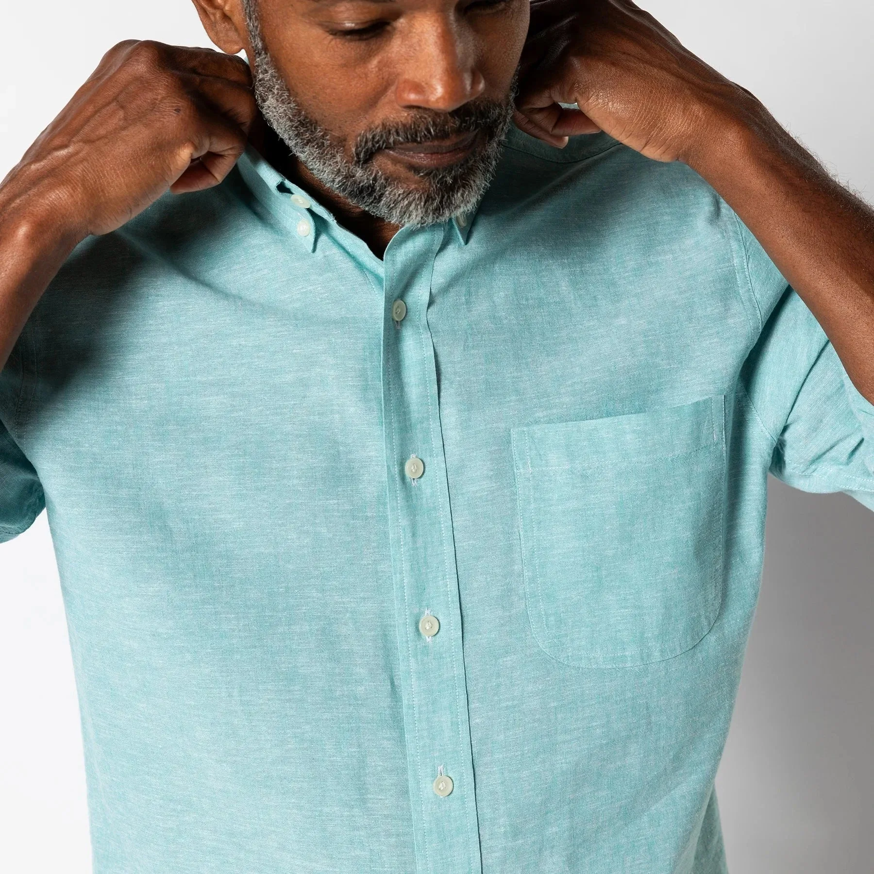 Duck Head Linen Cotton Oxford Sport Shirt