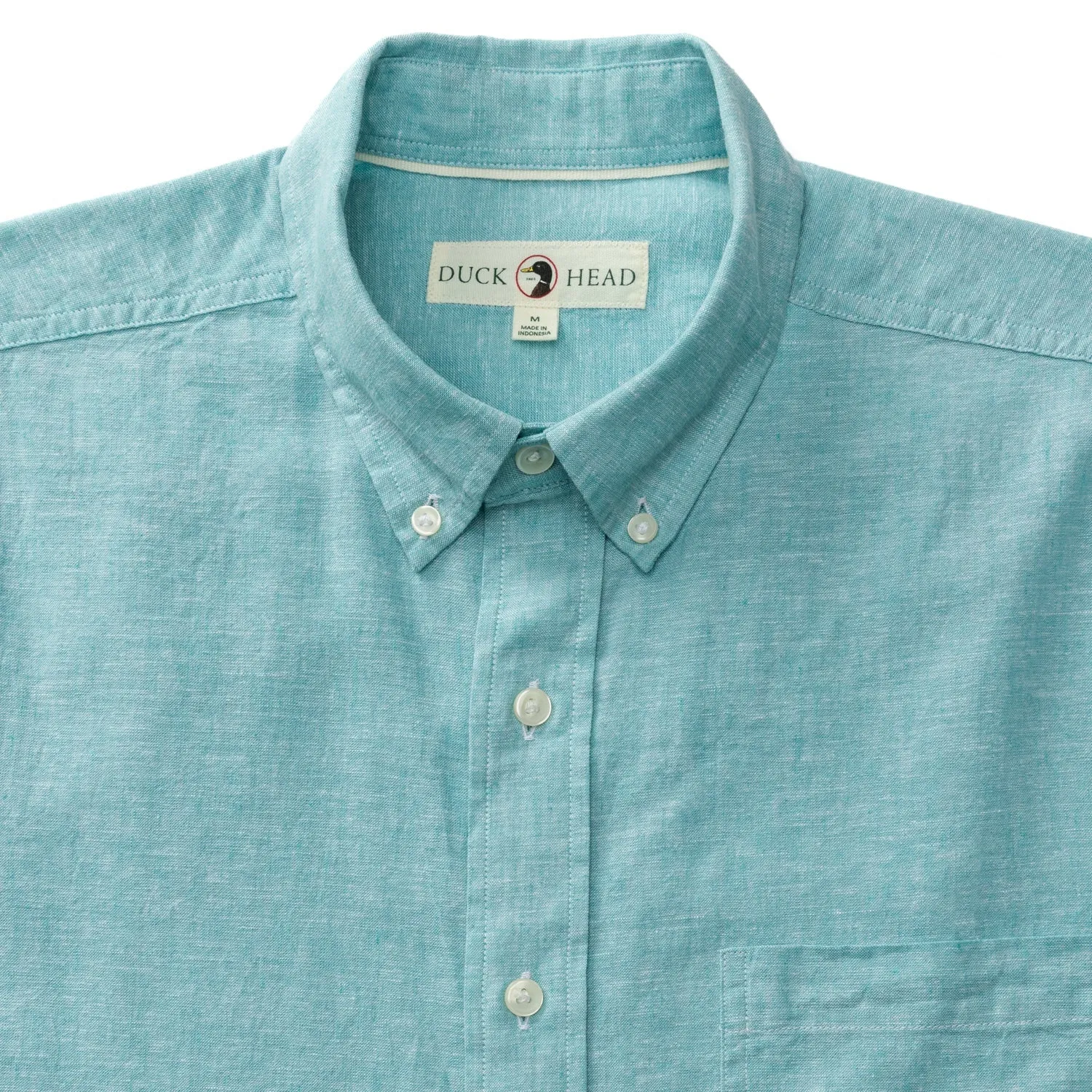 Duck Head Linen Cotton Oxford Sport Shirt