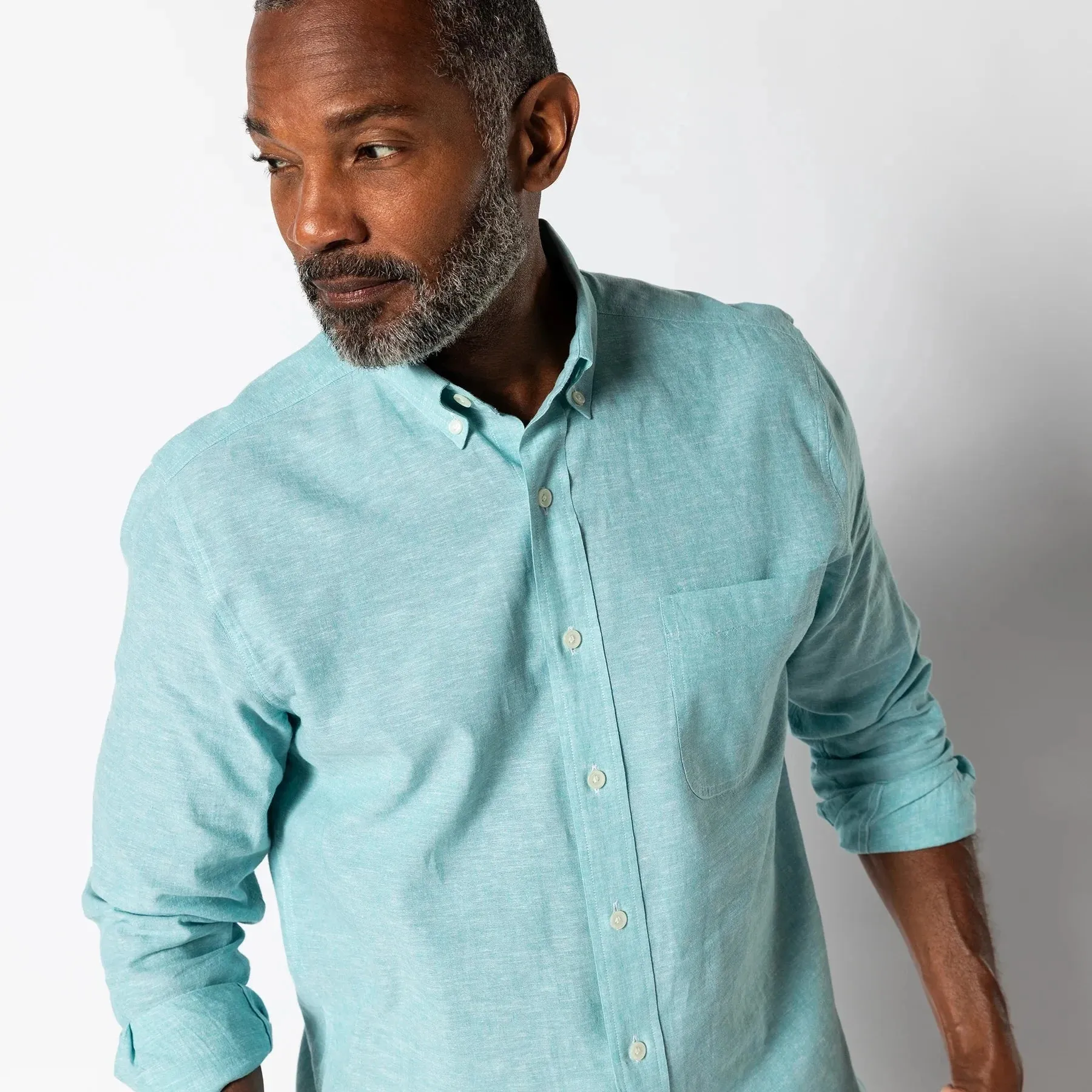 Duck Head Linen Cotton Oxford Sport Shirt