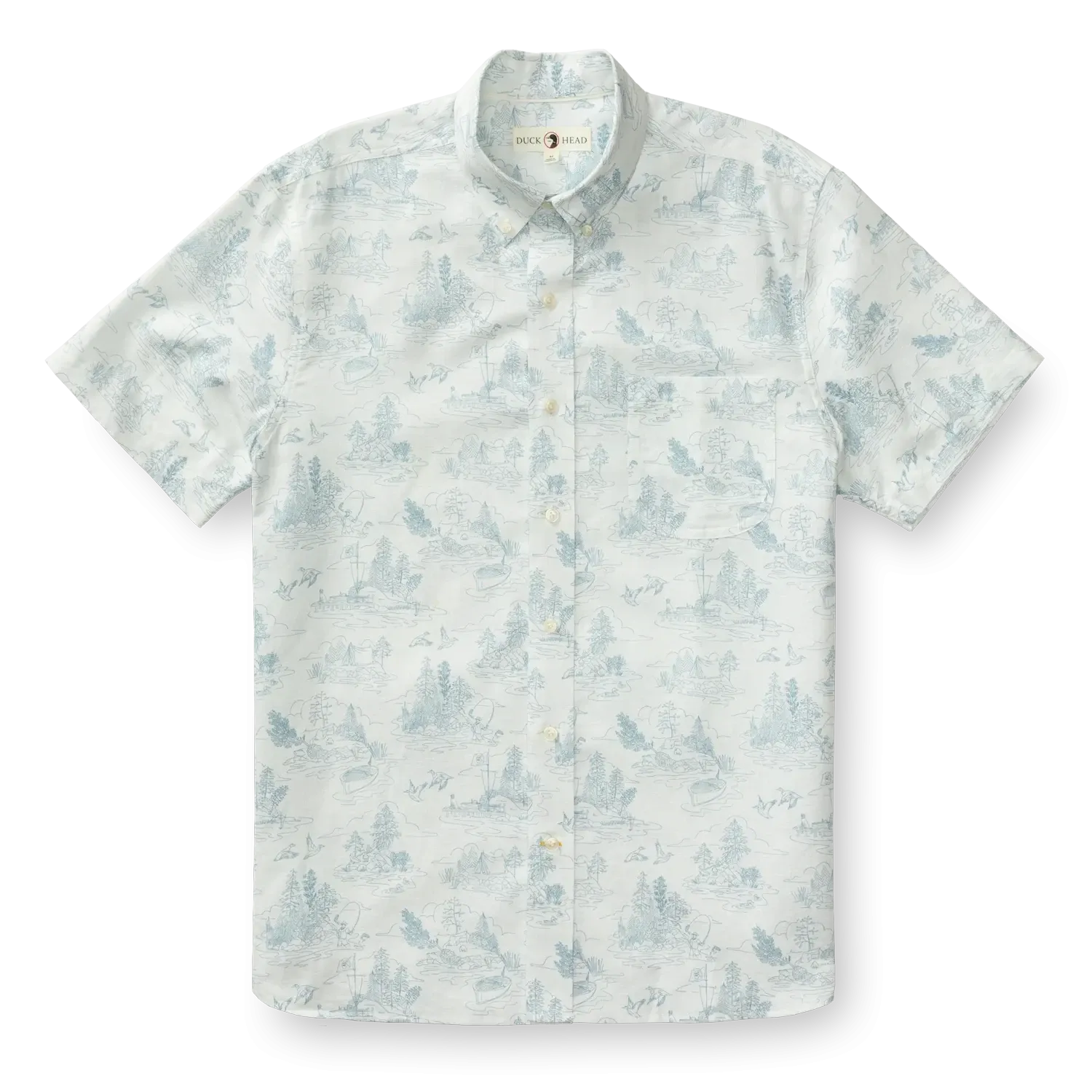 Duck Head Linen Cotton Oxford Sport Shirt