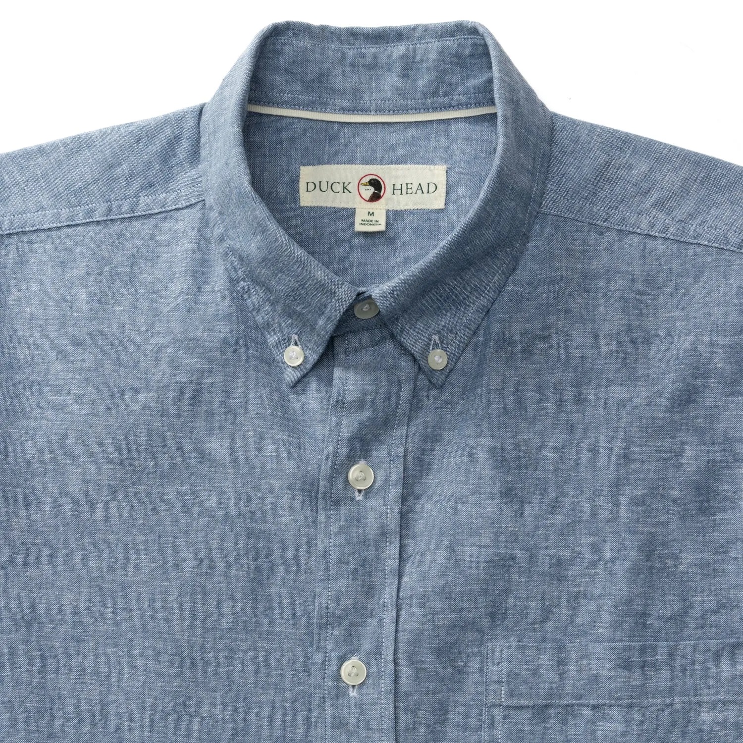 Duck Head Linen Cotton Oxford Sport Shirt