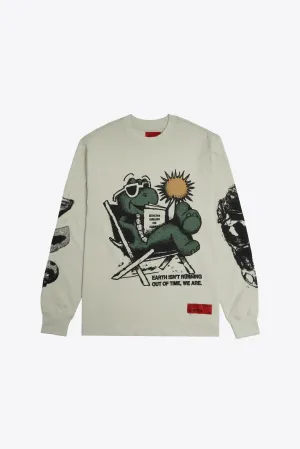 Earth Time L/S Basic Tee (Fog)