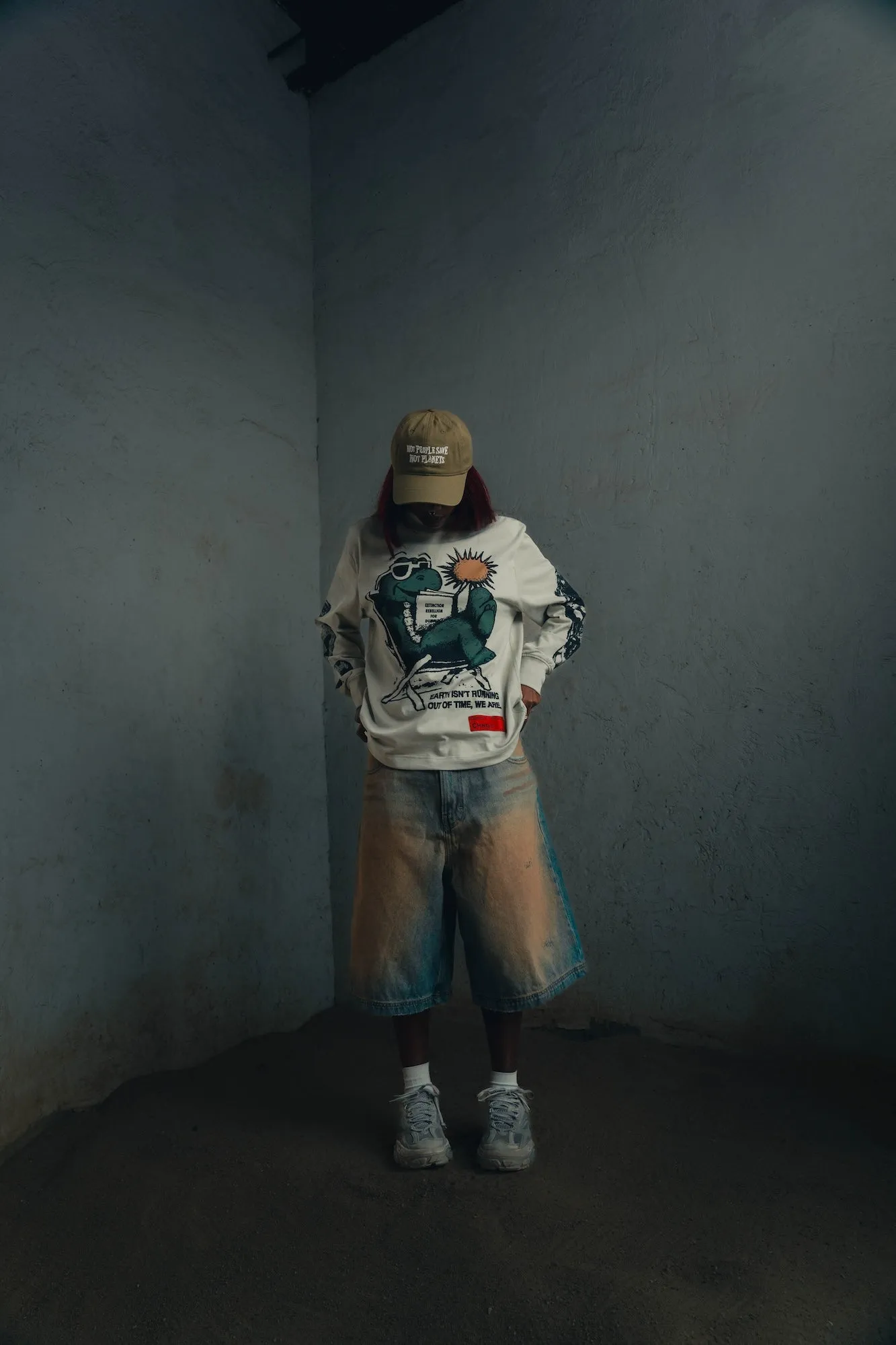 Earth Time L/S Basic Tee (Fog)