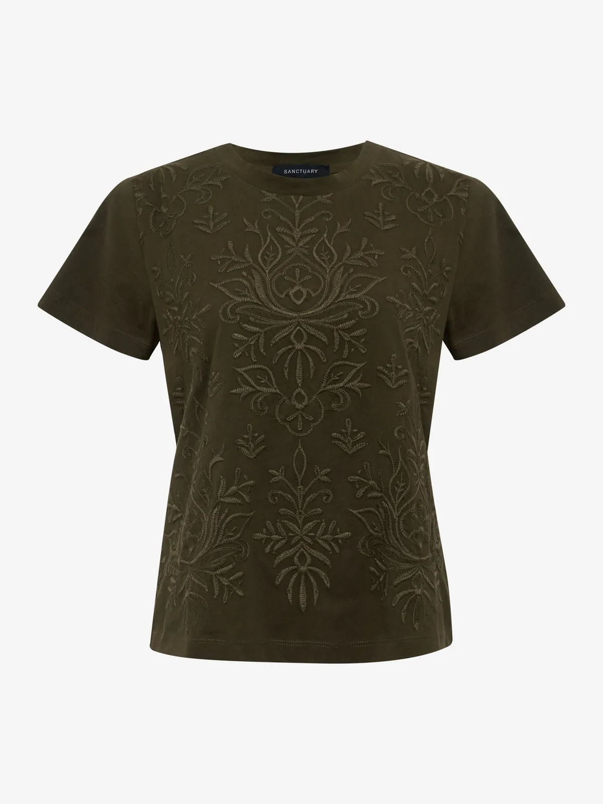 Embroidered Perfect Tee Kalamata