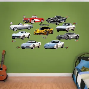 Fathead Corvette Generations Wall Decals