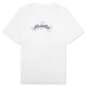 Flowers Cotton T-Shirt - White