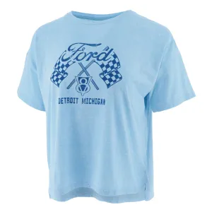 Ford Women's Ford V8 Relaxed Crop T-Shirt