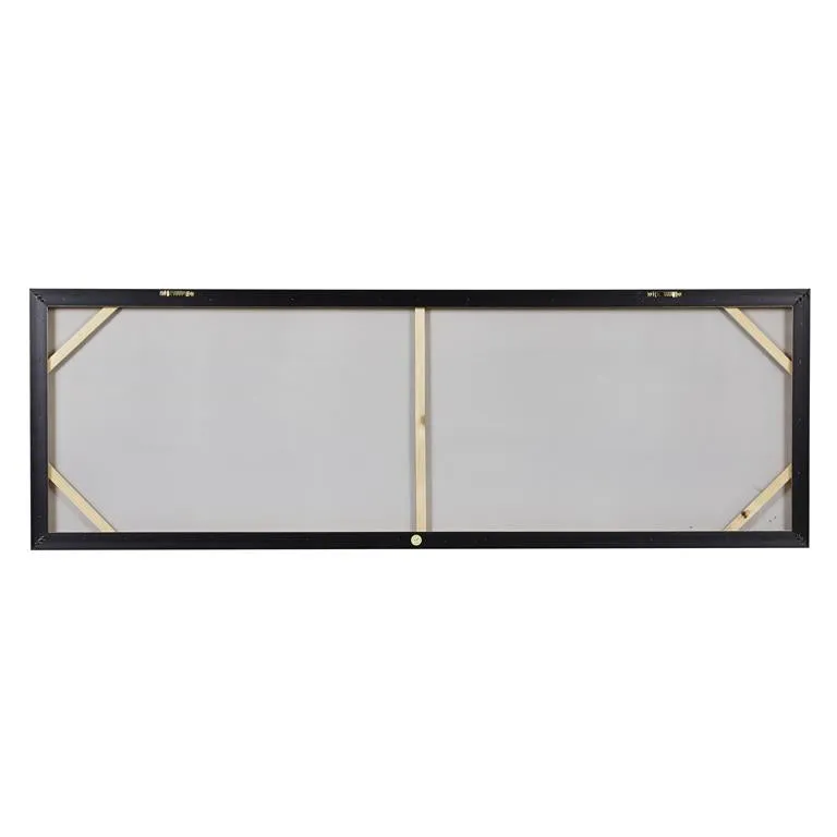 GOLD CANVAS GEODE HANDMADE FOILED AND BRUSHSTROKES FRAMED WALL ART WITH GOLD FRAME,