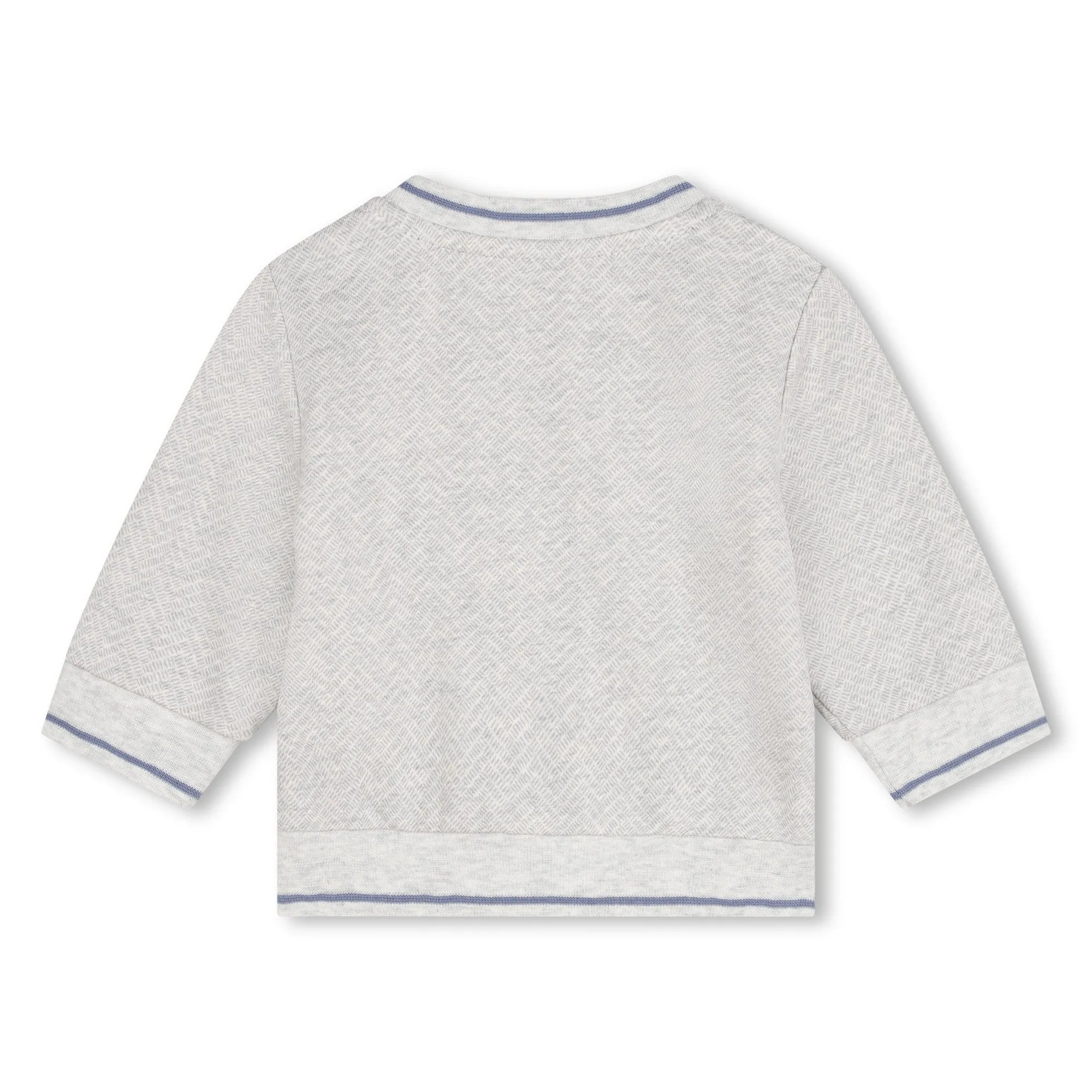 Grey Logo Cardigan Outfit