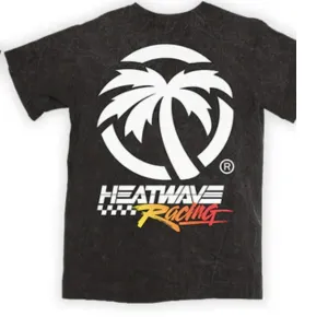 Heat Wave Racing Gradient T-Shirt-Black