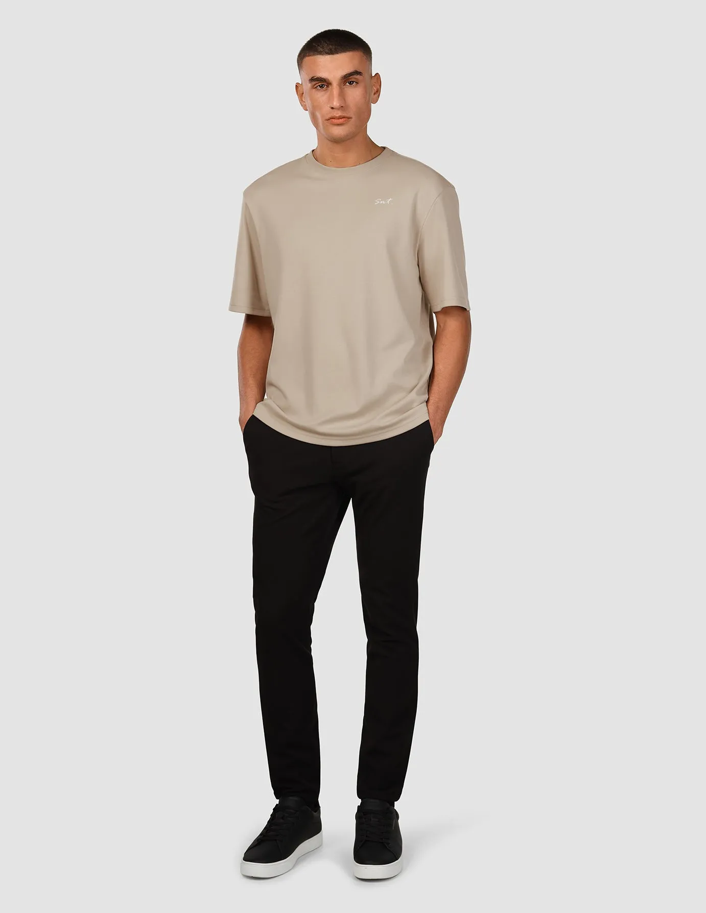 Heavy Box Fit T-shirt Legacy Stone Beige