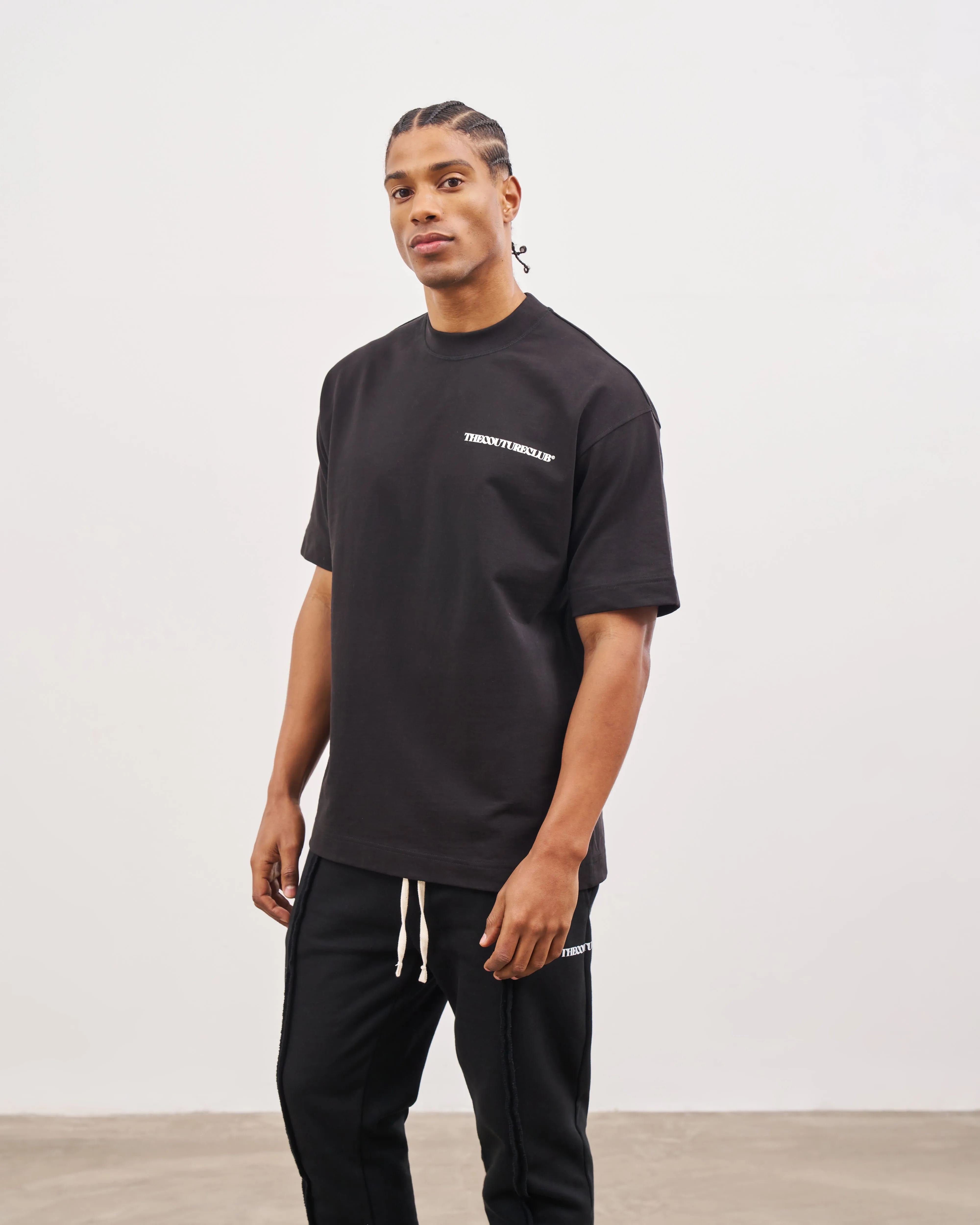 HEAVYWEIGHT COPYRIGHT T-SHIRT - BLACK