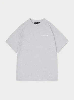 HEAVYWEIGHT COPYRIGHT T-SHIRT - GREY MARL