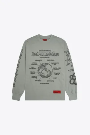 Interconnected Environment  L/S Basic Tee (Flint)
