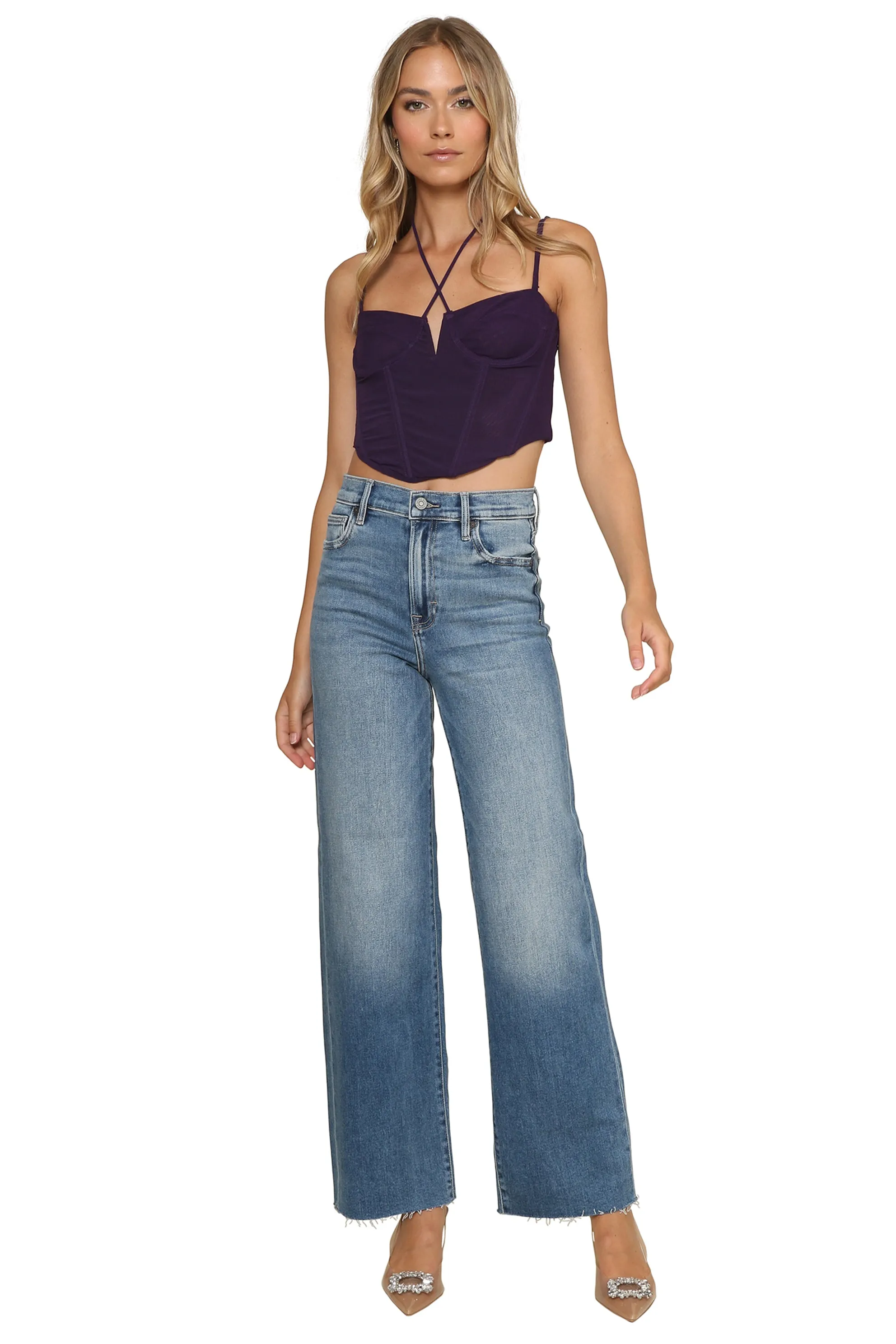 Kaia Mesh Corset Top