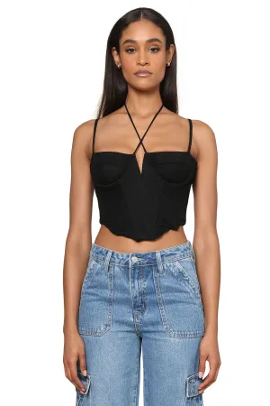Kaia Mesh Corset Top