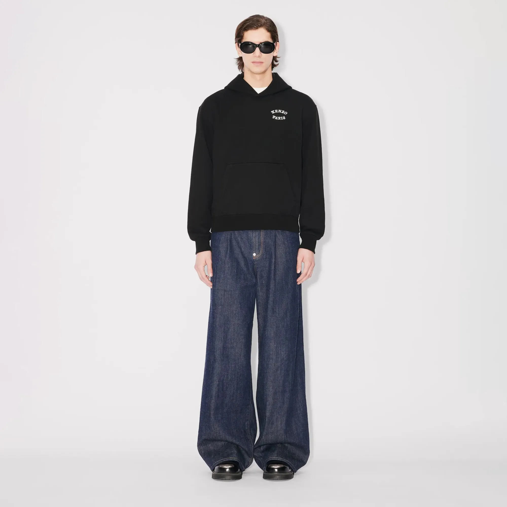 Kenzo Verdy Collection Embroidered Classic Hoodie Black FF55SW2724MC.99J