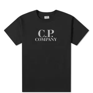 Kids CP Company Black Goggle T-Shirt