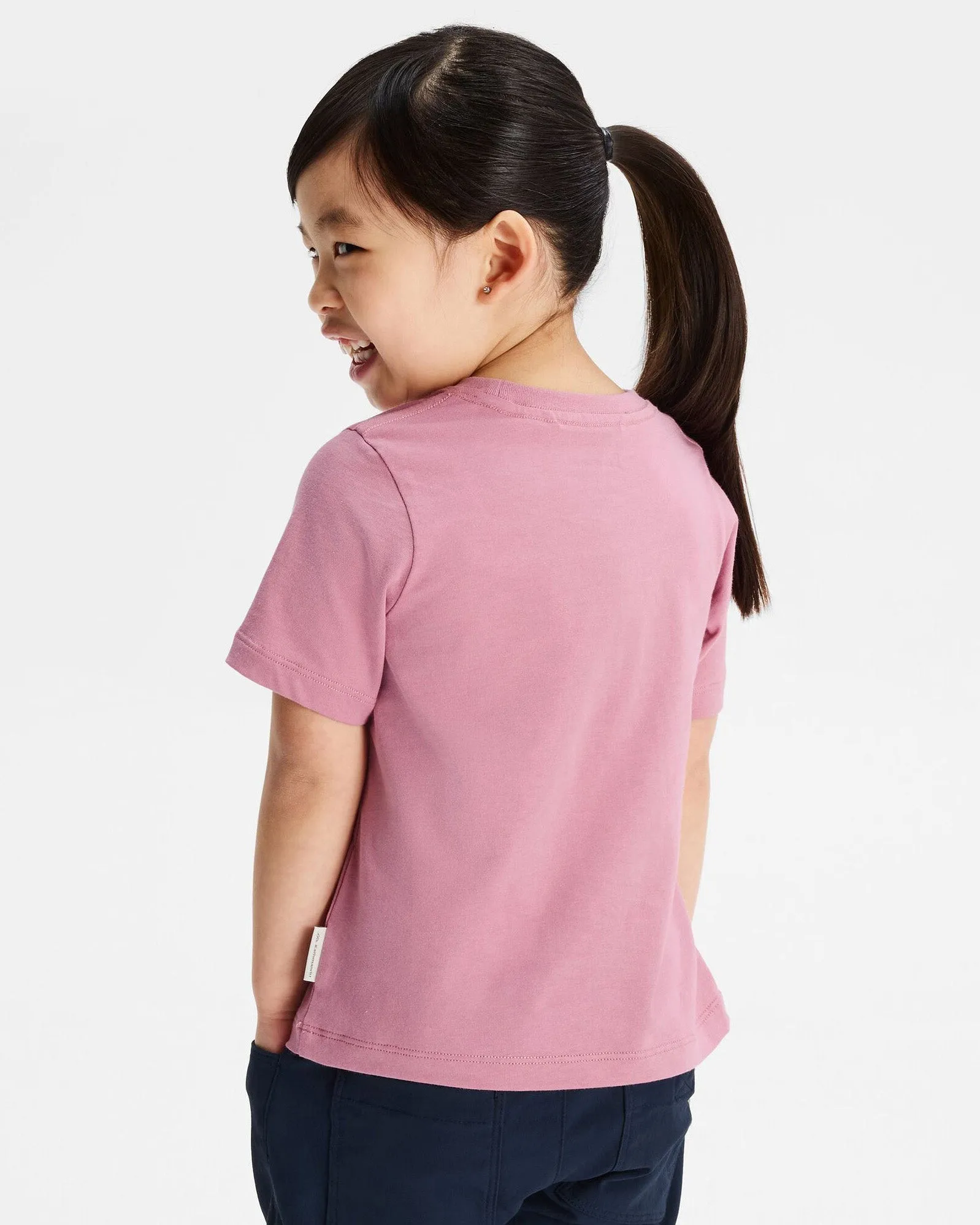 Kids' Geo Skink Organic Cotton T-shirt - Orchid