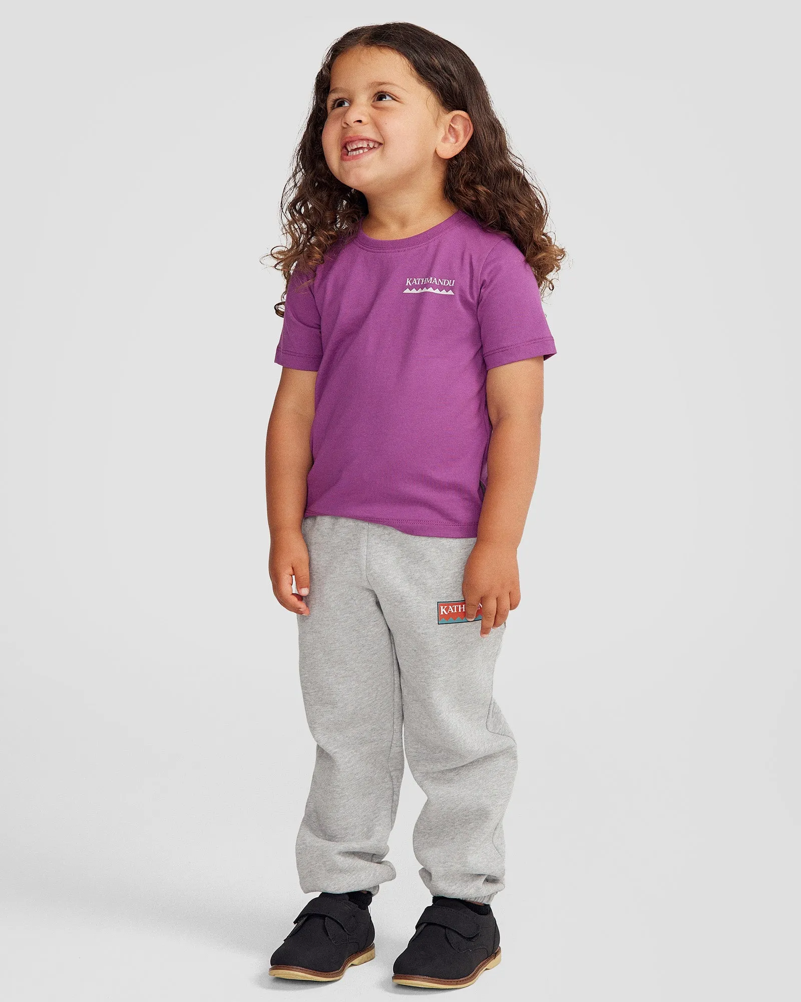 Kids' Heritage Organic Cotton T-shirt - Washed Berry