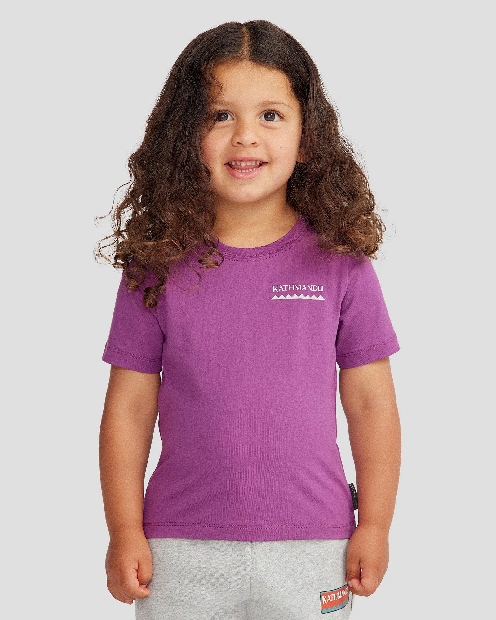 Kids' Heritage Organic Cotton T-shirt - Washed Berry