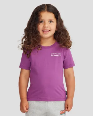 Kids' Heritage Organic Cotton T-shirt - Washed Berry