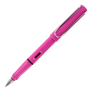 Lamy Safari Pink ABS Plastic Body Fountain Pen