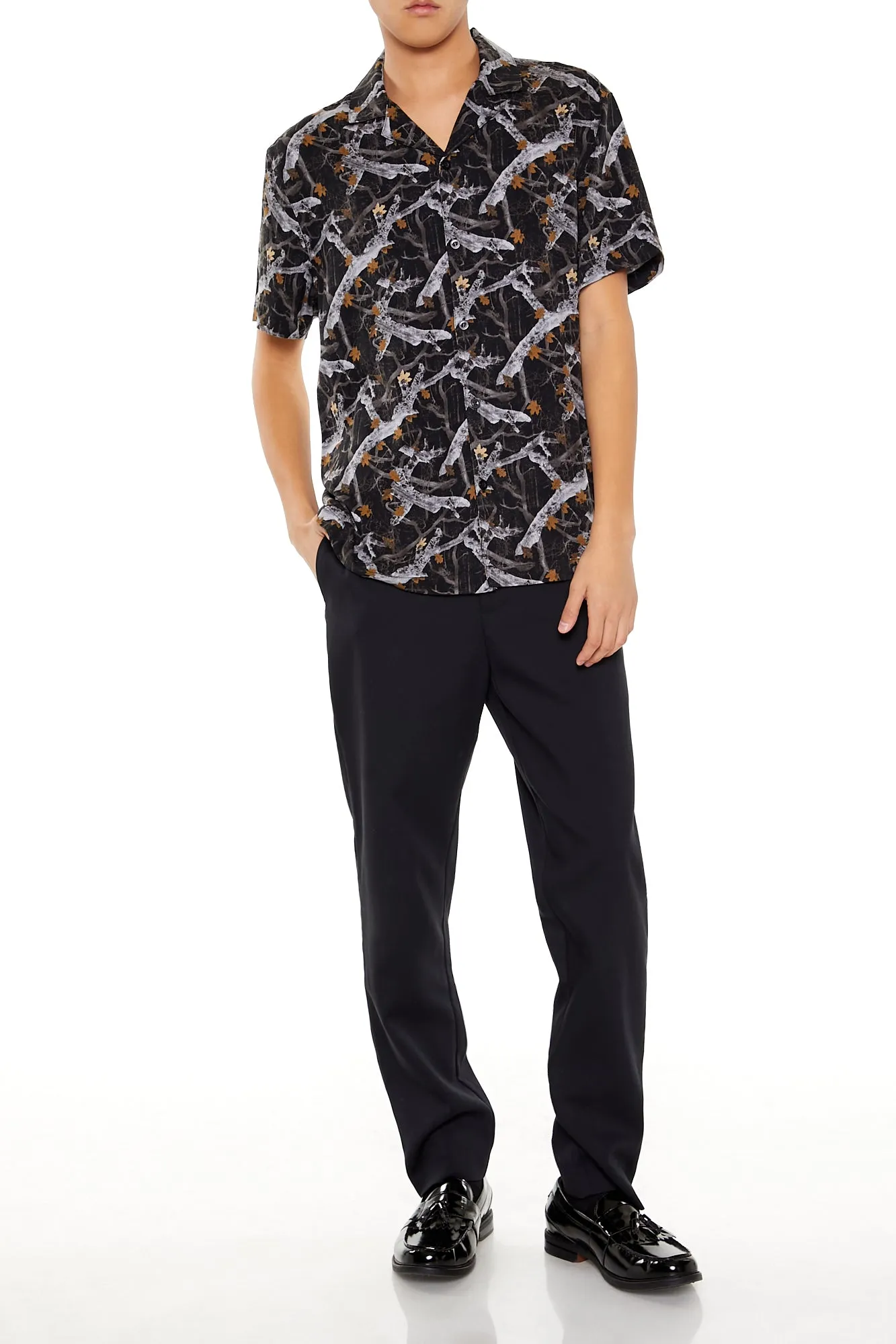 Leaf Print T-Shirt