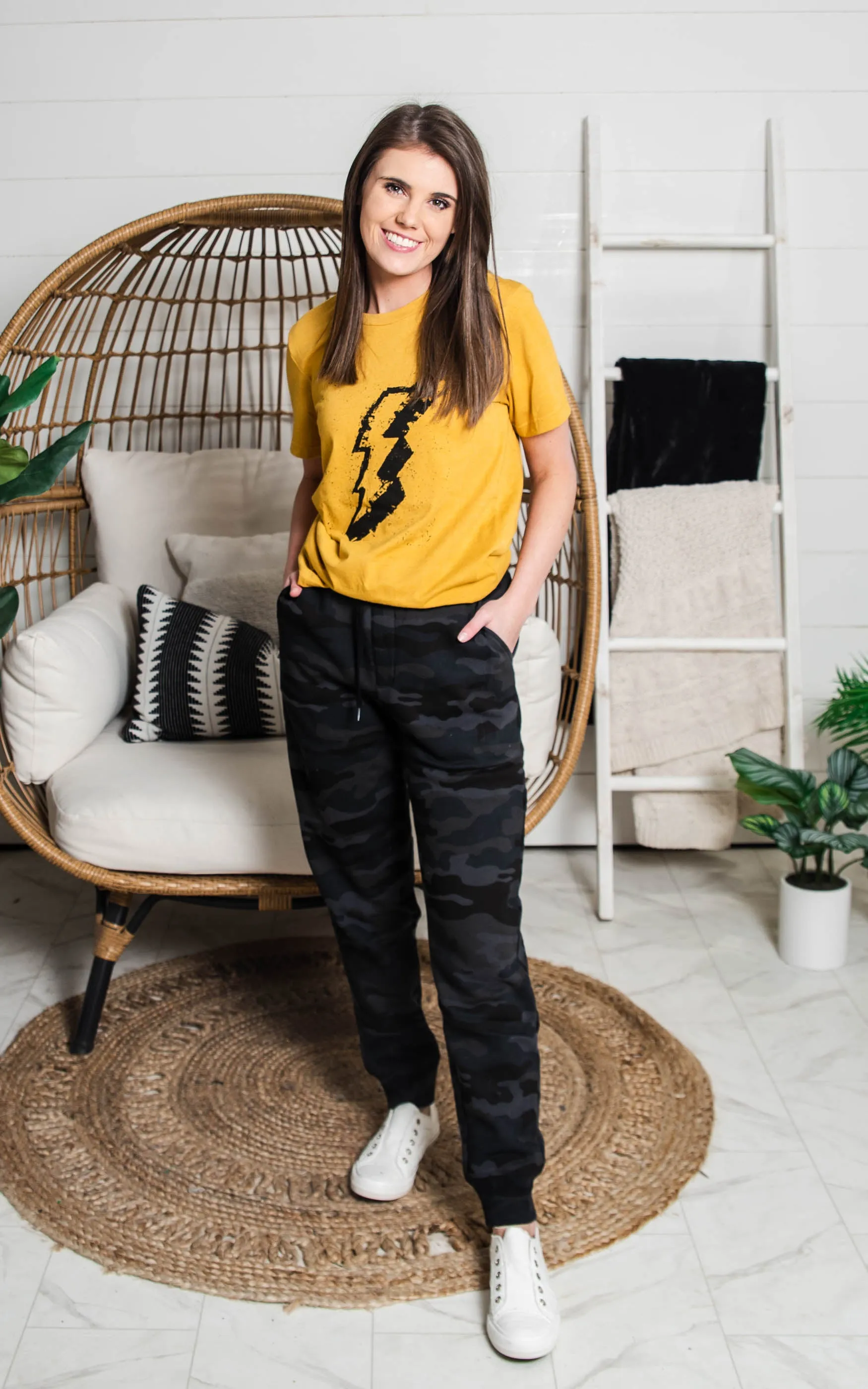 Lightning Strikes Graphic Tee** - Final Sale