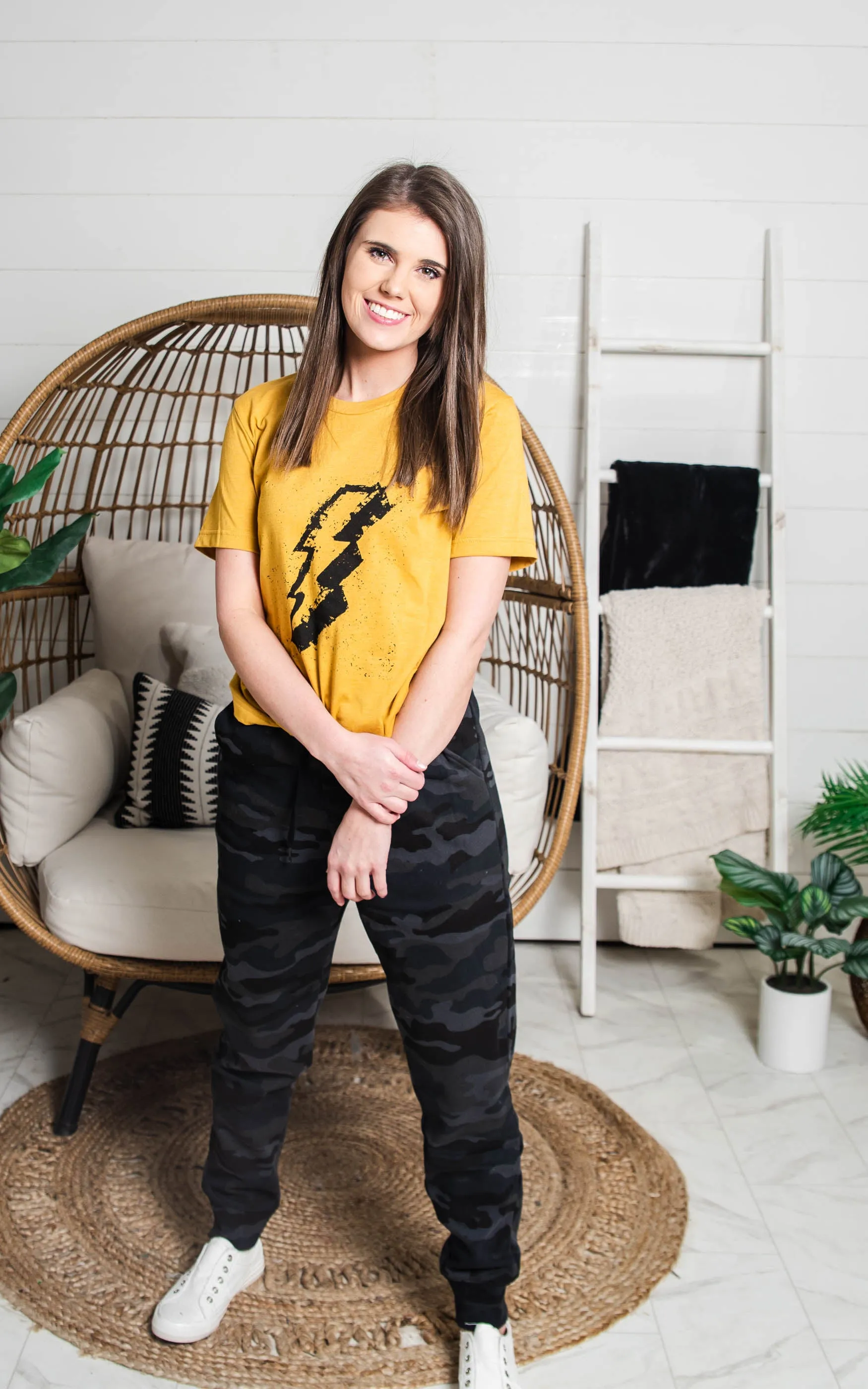 Lightning Strikes Graphic Tee** - Final Sale