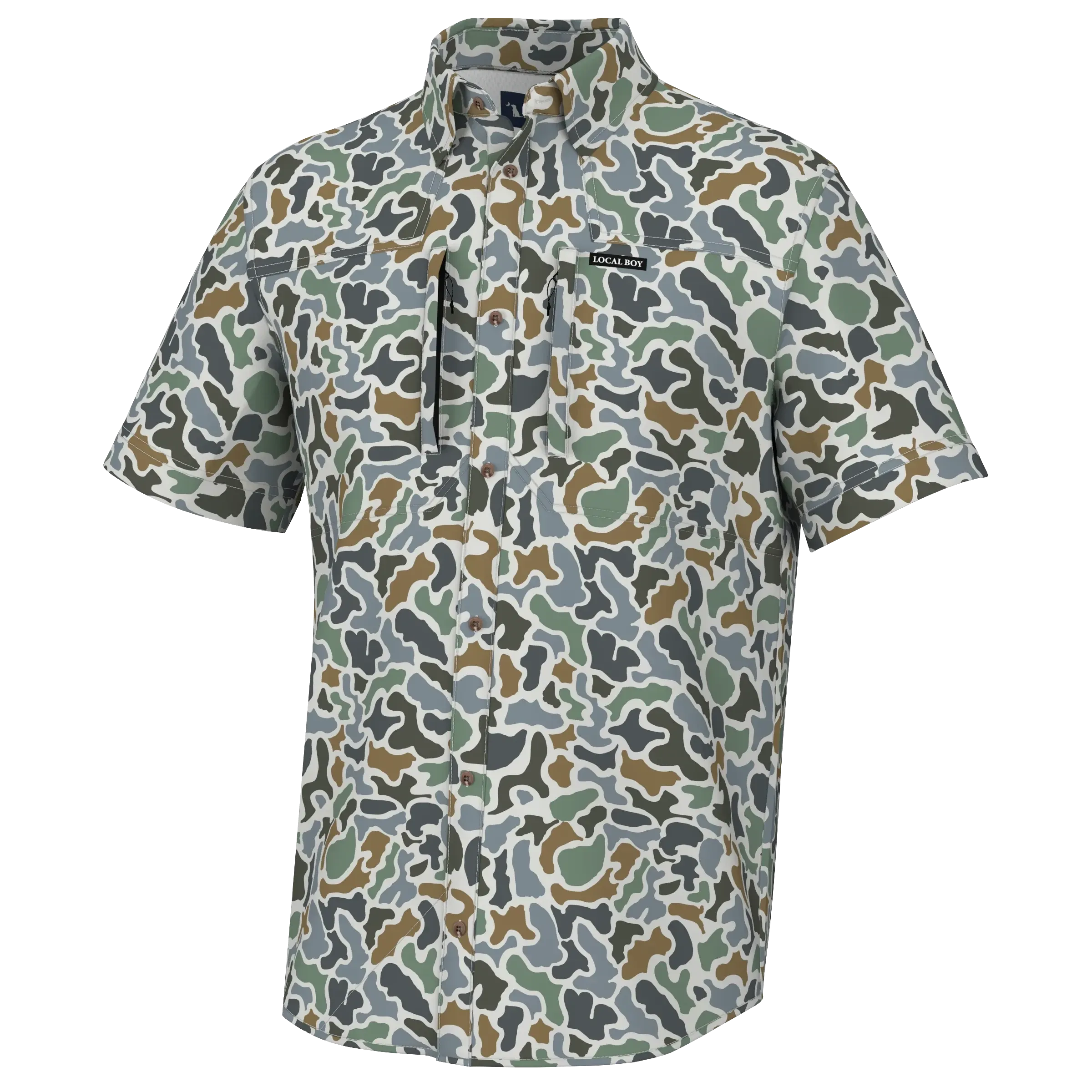 Local Boy Men's Backcountry Fishing Shirt
